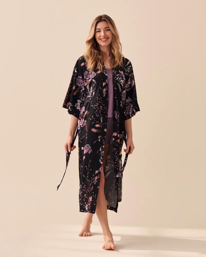 Kimono 2025 satin rose