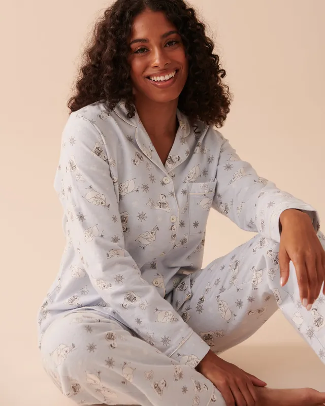 La Vie en Rose Animal Flannel PJ Set Willowbrook Shopping Centre