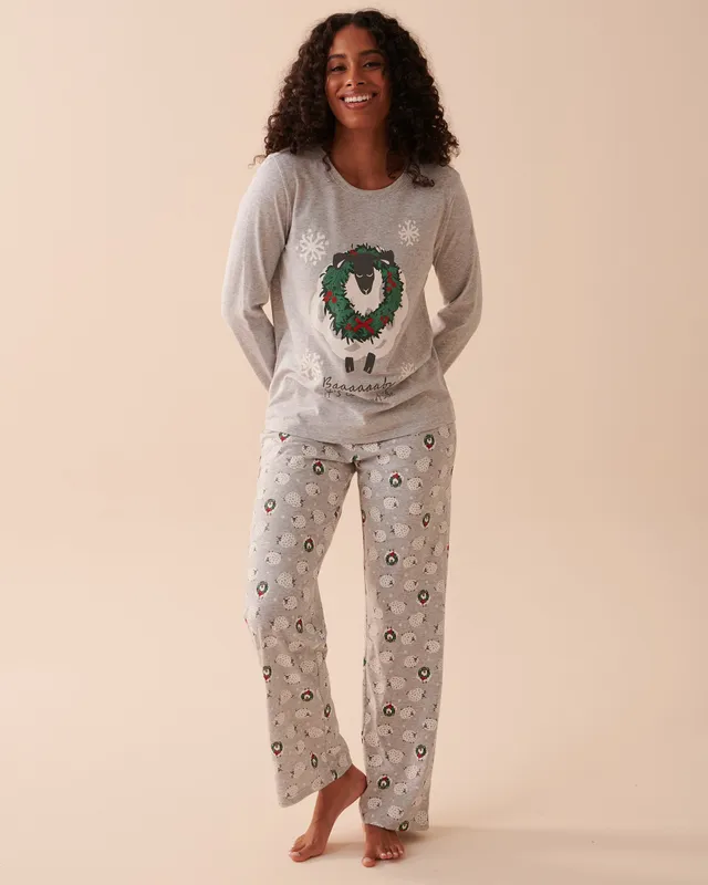 La Vie en Rose Animal Cotton PJ Set Kingsway Mall