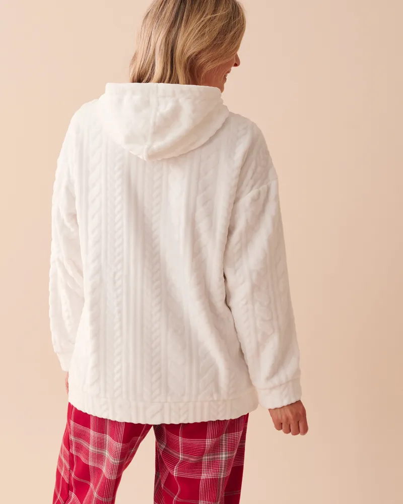 Sherpa lined hot sale hooded cardigan