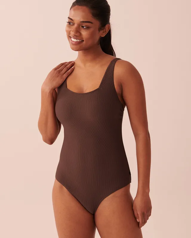 TROPIK Textured Square Neck One-Piece Swimsuit | Square One