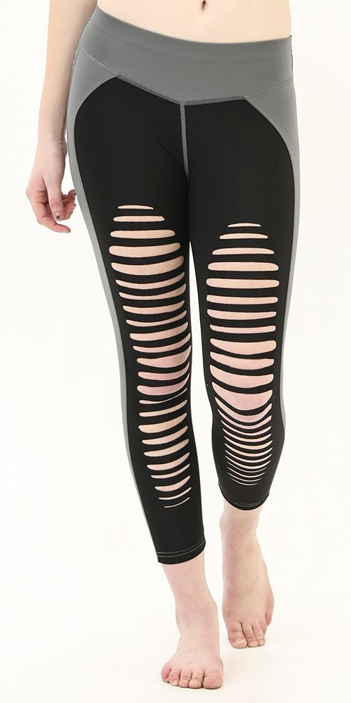 Ripped on sale yoga leggings