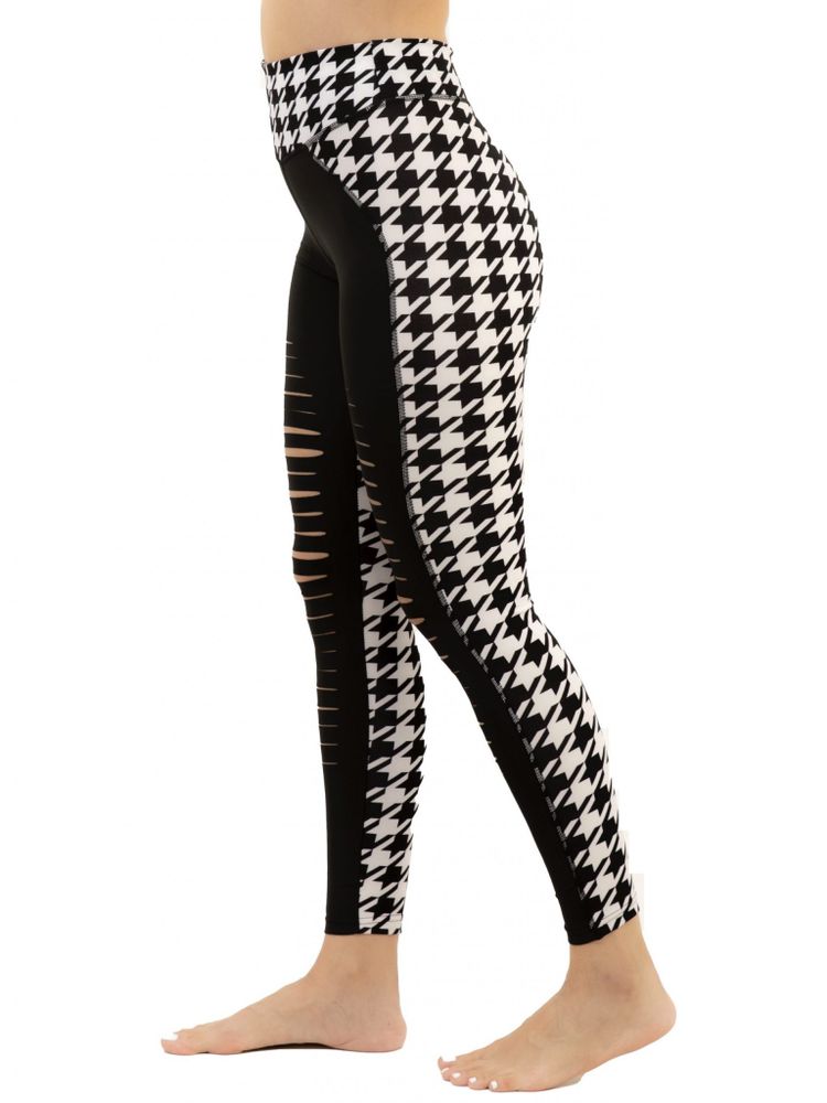 Houndstooth yoga clearance pants