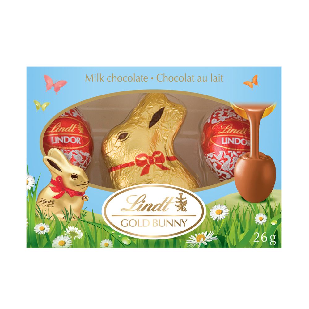 Lindt Gold Bunny Milk Chocolate Easter Bunny And Lindor Milk Chocolate