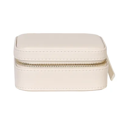 White company travel jewellery box cheap