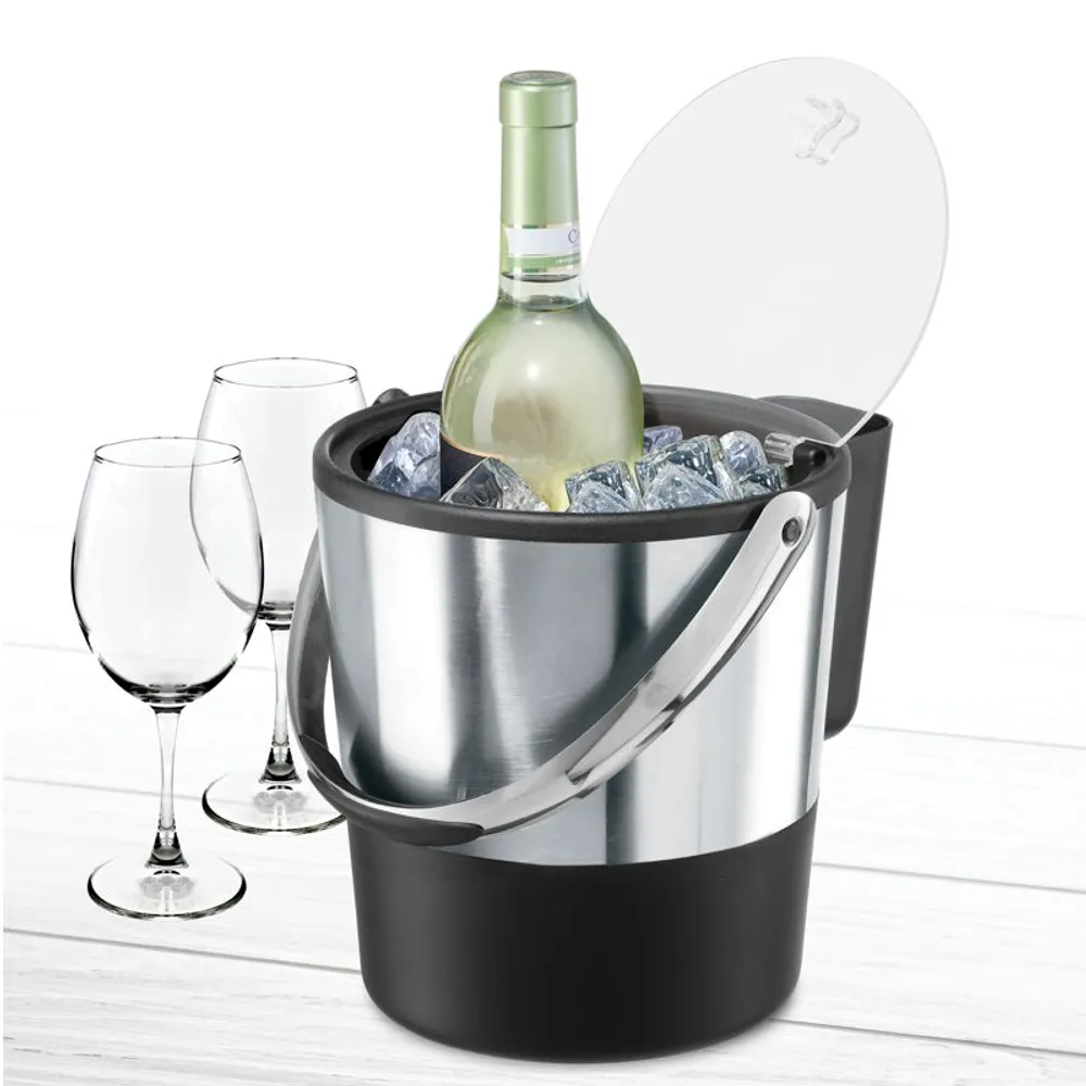 Large double walled ice bucket sales