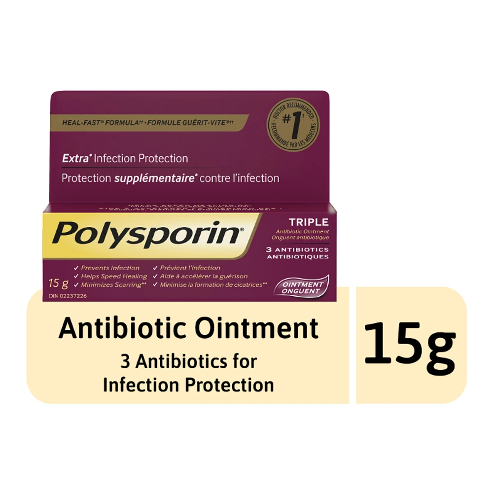 Polysporin Triple Antibiotic Ointment 15g Coquitlam Centre
