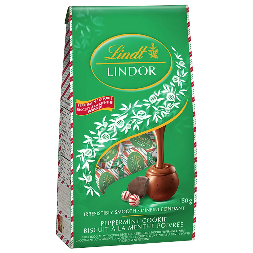 Lindt Lindor Chocolate Peppermint Cookie 150g Coquitlam Centre 1423