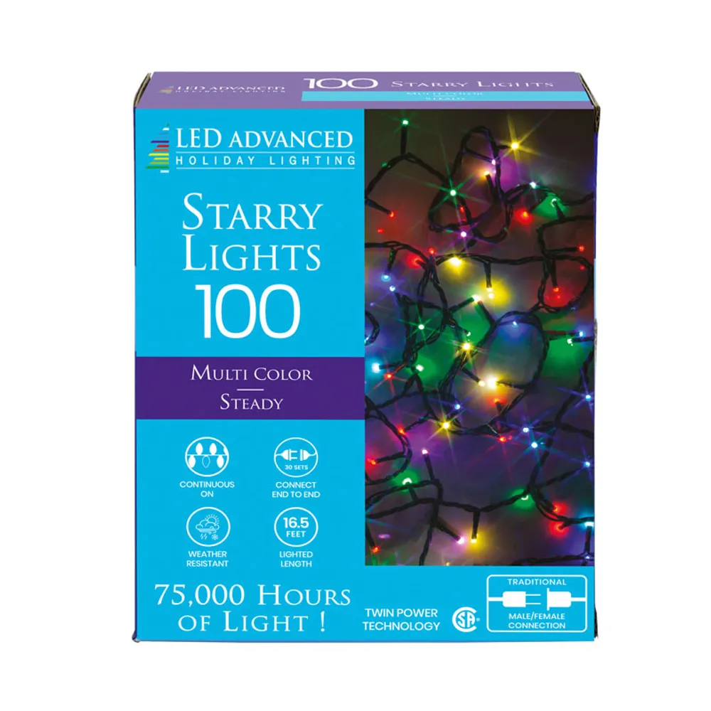 Led advanced holiday outlet lighting starry lights
