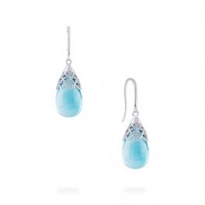 Birks blue cheap topaz earrings