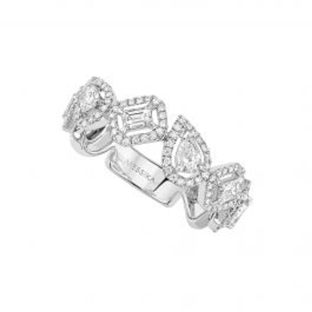 Messika My Twin Toi Moi White Gold Diamond Pav Ring