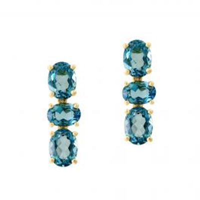 Birks bee chic outlet blue topaz earrings