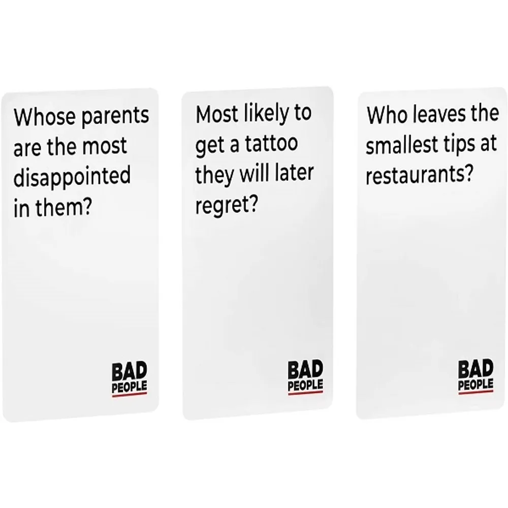 Mind Games Bad People Party Game | Southcentre Mall