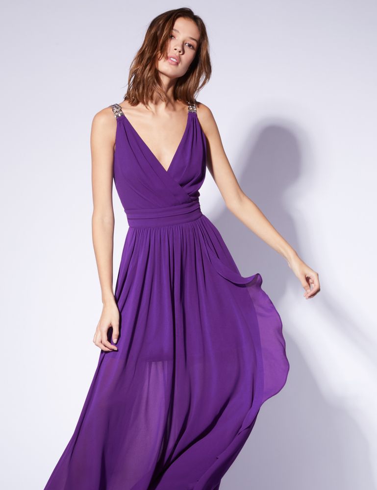 Robe violette morgan top