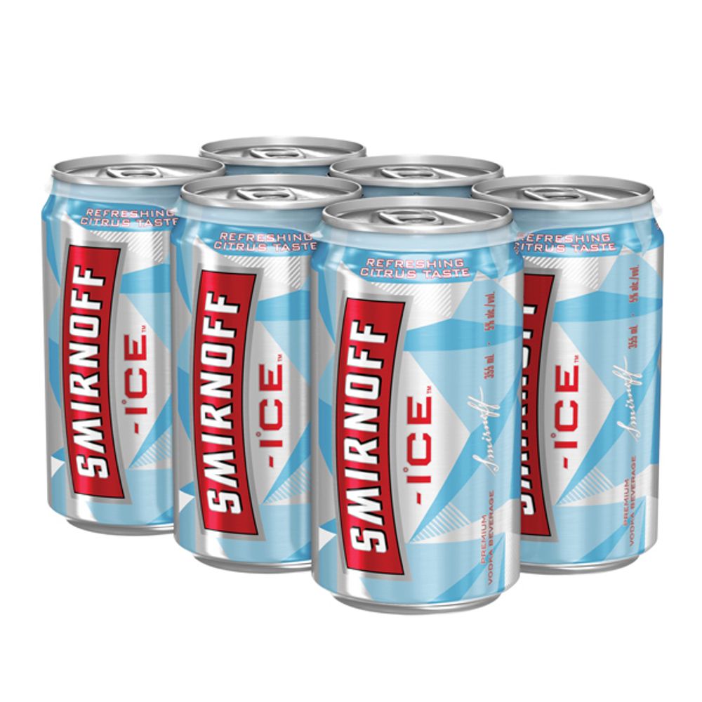 Smirnoff Ice Vodka Cooler 6 Can Pack Halifax Shopping Centre