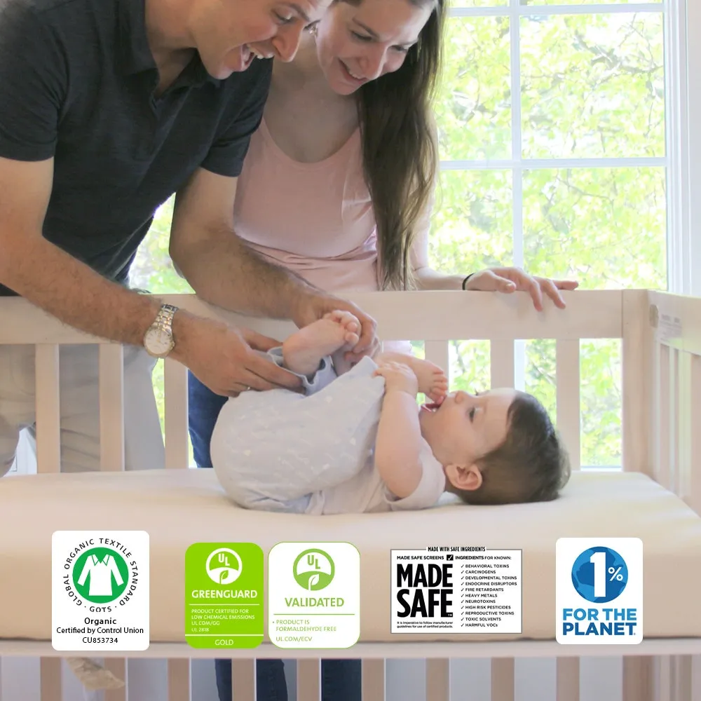 Organic mini 2025 crib mattress