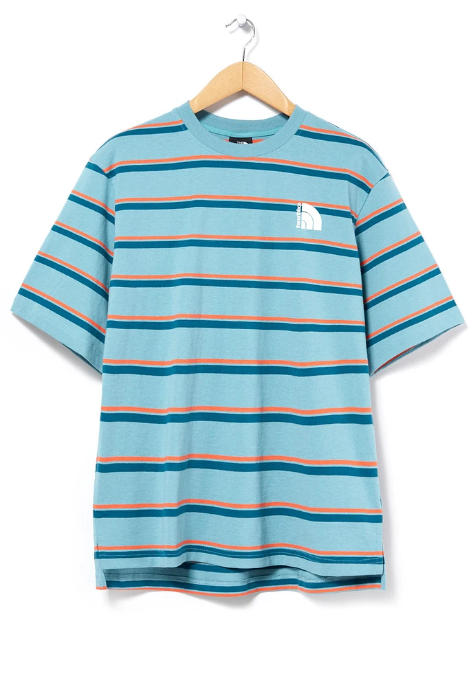 The North Face Men's TNF Easy T-Shirt - Reef Waters Stripe