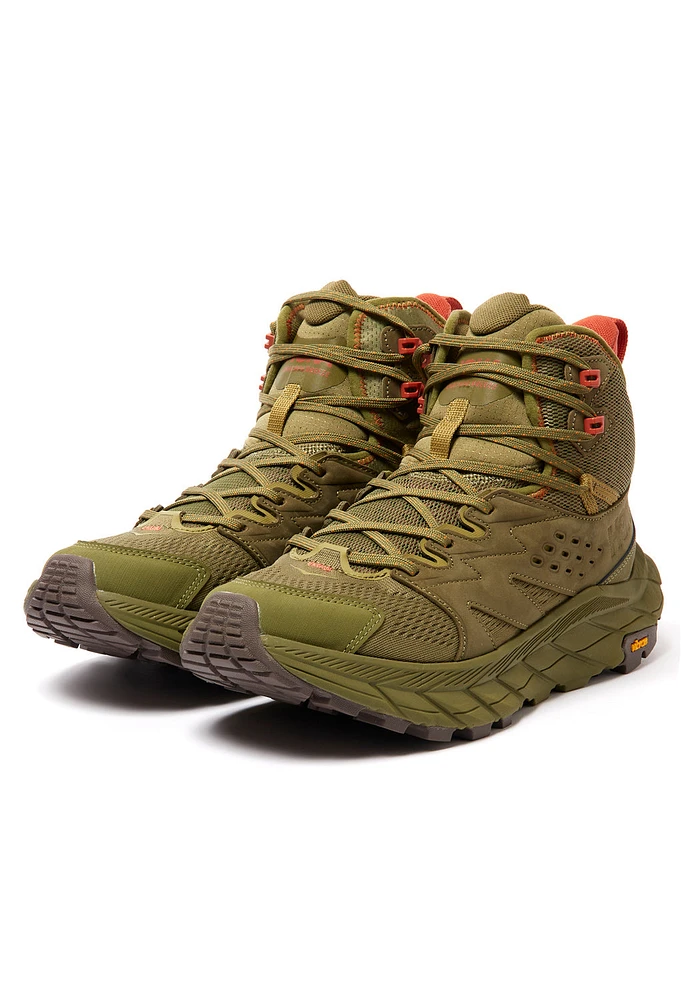 Hoka Anacapa Breeze Mid Men's Boots - Avocado/Burnt Ochre | King's