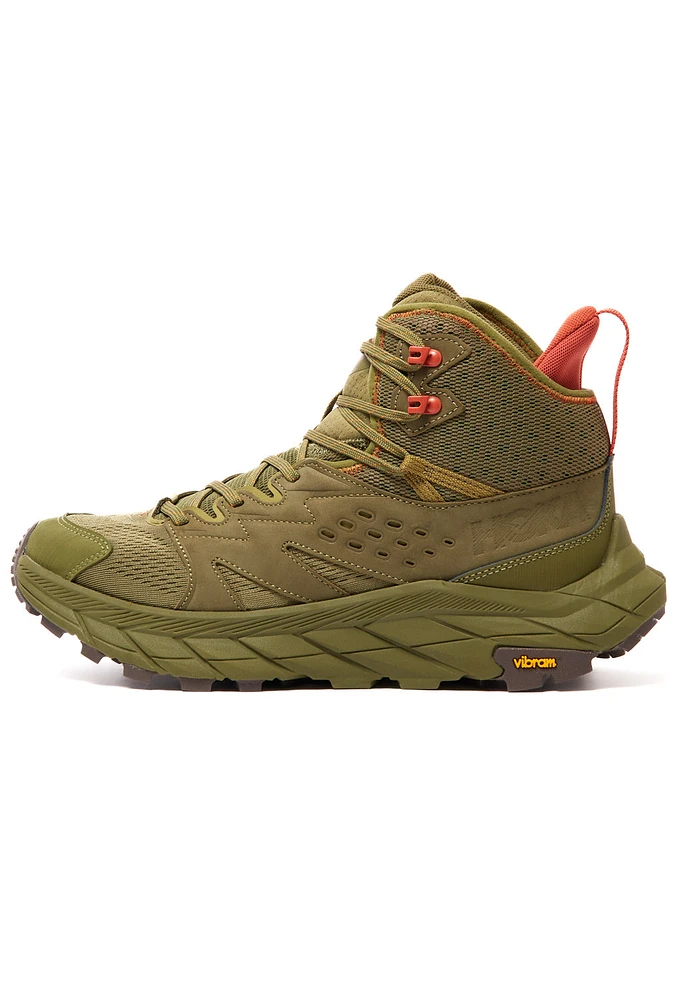Hoka Anacapa Breeze Mid Men's Boots - Avocado/Burnt Ochre | King's