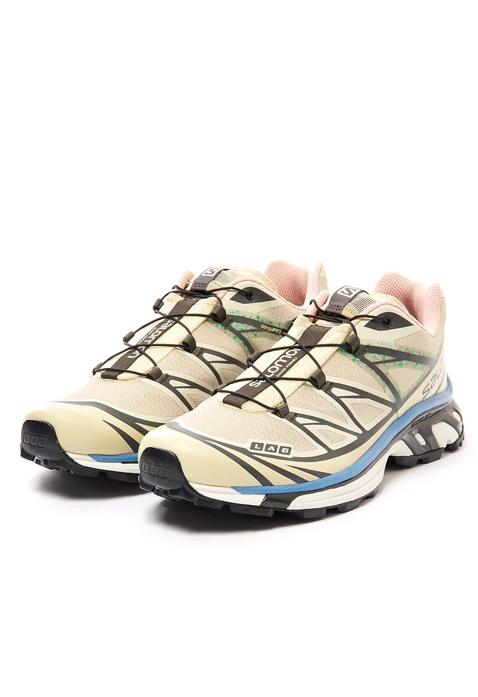 Salomon XT-6 Mindful Trainers - Moth / Vanilla Granada Sky