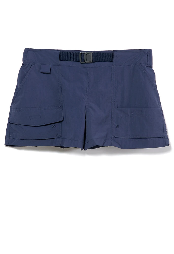 Women's nylon cargo shorts hotsell