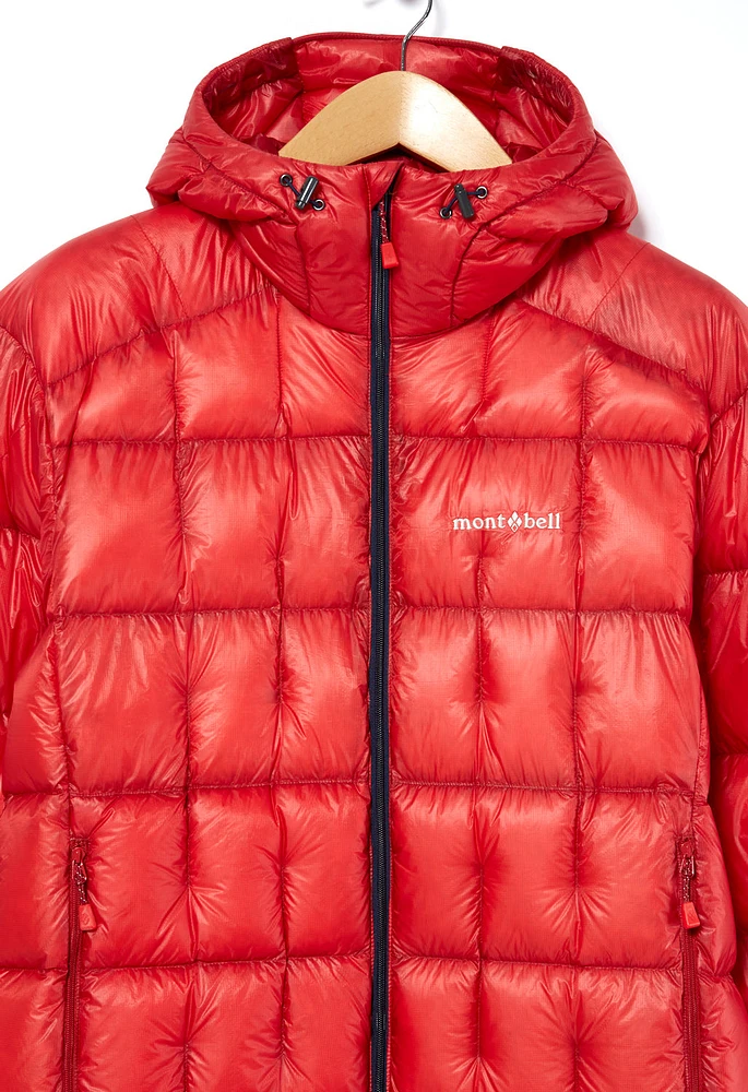 Montbell Men's Plasma 1000 Alpine Down Parka Jacket - Red Brick Montbell Men's Plasma 1000 Alpine Down Parka Jacket - Red Brick