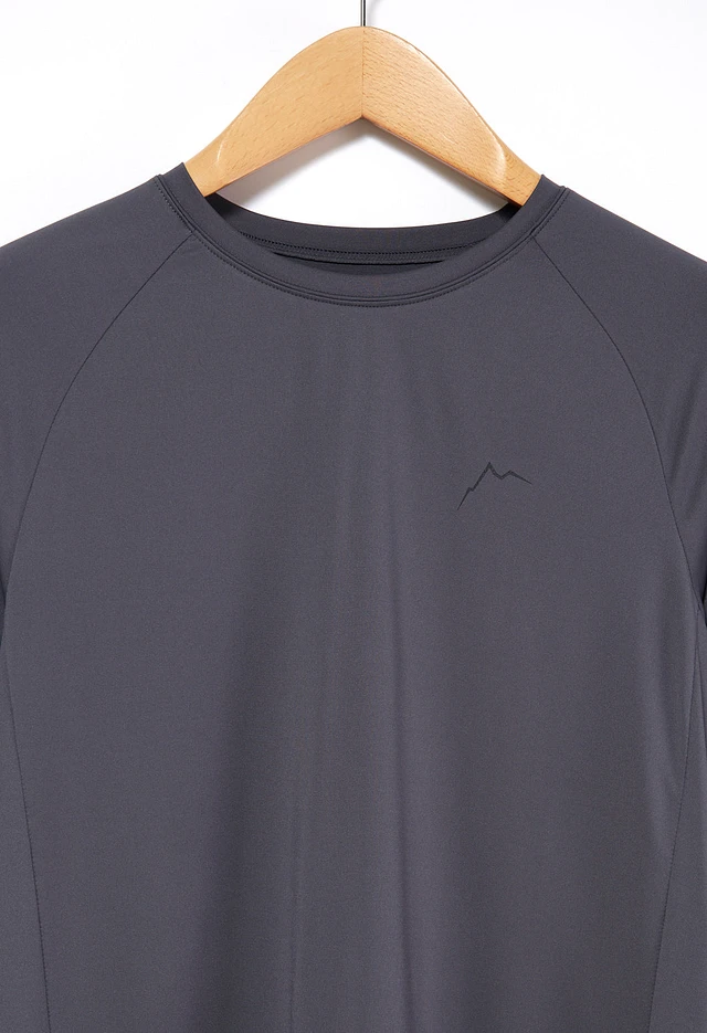 【CAYL】 GTD long sleeve / stone Sport-Tek Long Sleeve Heather Colorblock Contender Tee