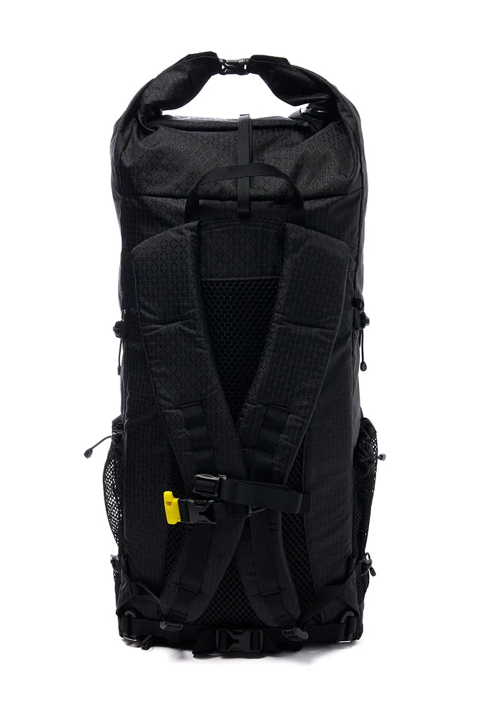 CAYL Mari Roll Top B-Grid Pack - Black | King's Cross