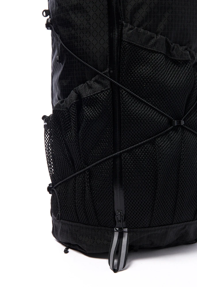 CAYL Mari Roll Top B-Grid Pack - Black | King's Cross
