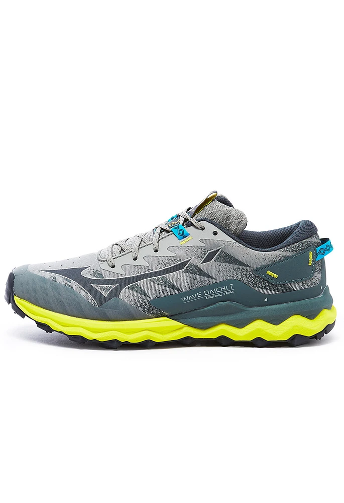 Mizuno Men's Wave Daichi 7 Trainers - Ghost Grey / Ombre