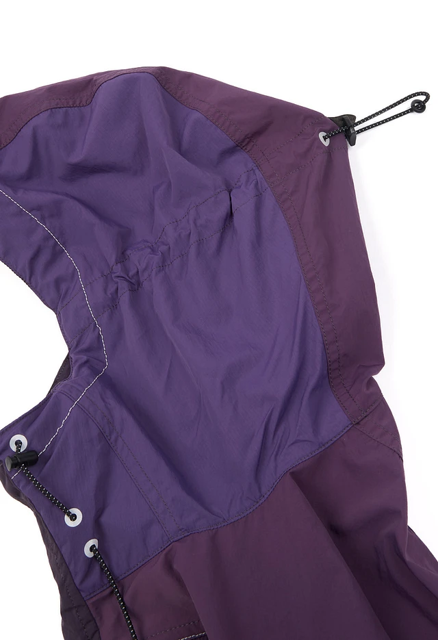 Gramicci x And Wander Patchwork Wind Hoodie - Multi Purple