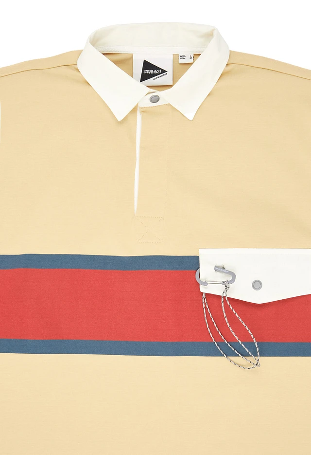 Gramicci x And Wander Tech Rugby Shirt - Yellow | King's Cross