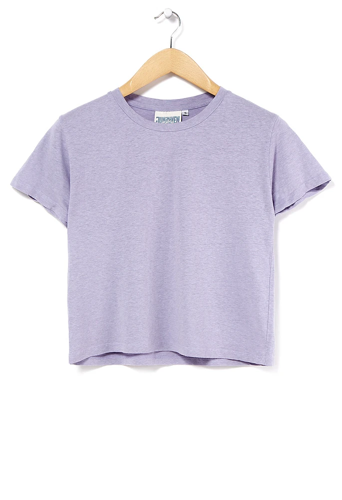 Jung Maven Women's Purple Pastel Round Neck Casual outlets Tee Size M