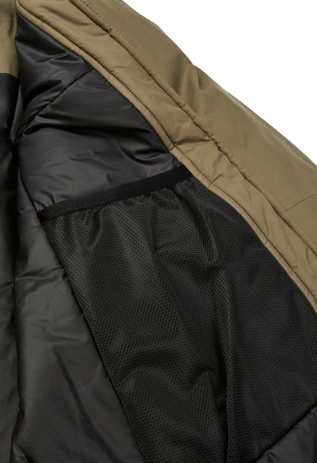 Goldwin Men's GORE-TEX WINDSTOPPER Puffy Mil Jacket - Taupe Goldwin Men's GORE-TEX WINDSTOPPER Puffy Mil Jacket - Taupe