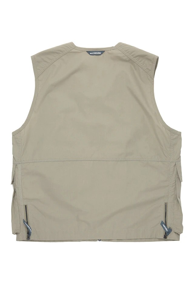 And wander Men's Tough Aramid Vest - Light Beige | King's Cross