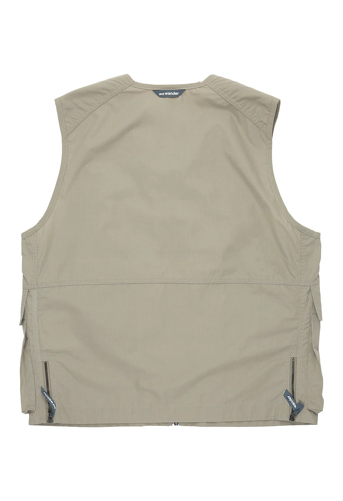 And wander Men's Tough Aramid Vest - Light Beige | King's Cross