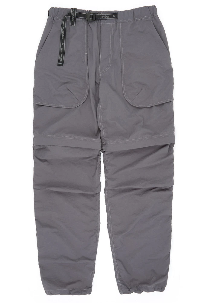 And Wander Ny Taffeta Hiker 2Way Pants - Charcoal | King's Cross
