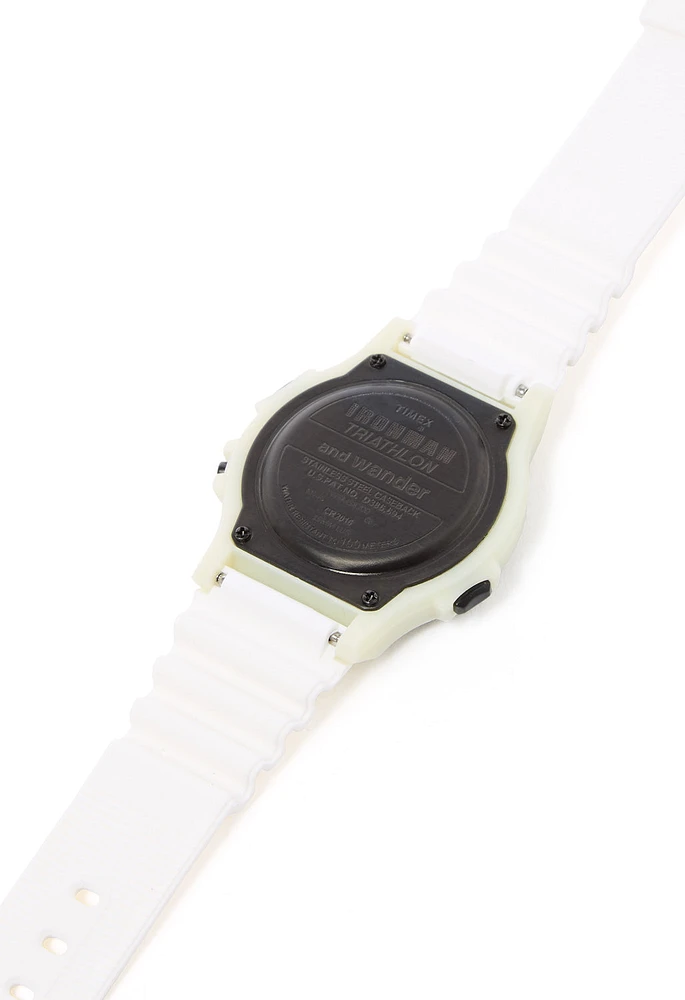 And Wander x Timex Ironman 8-Lap Watch - White | King's Cross