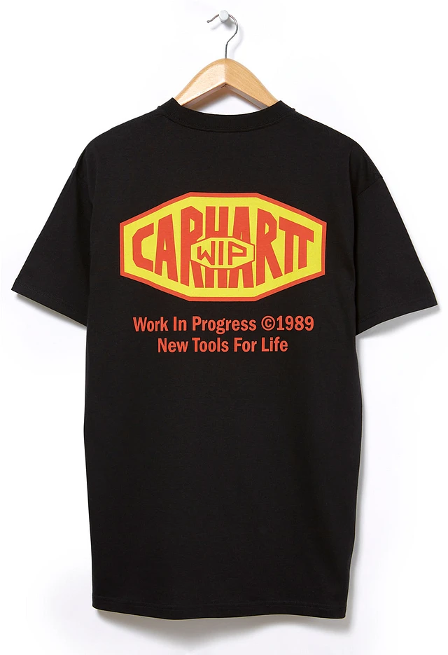 Carhartt WIP Men's Liquid Script T-Shirt - Blue | King's Cross