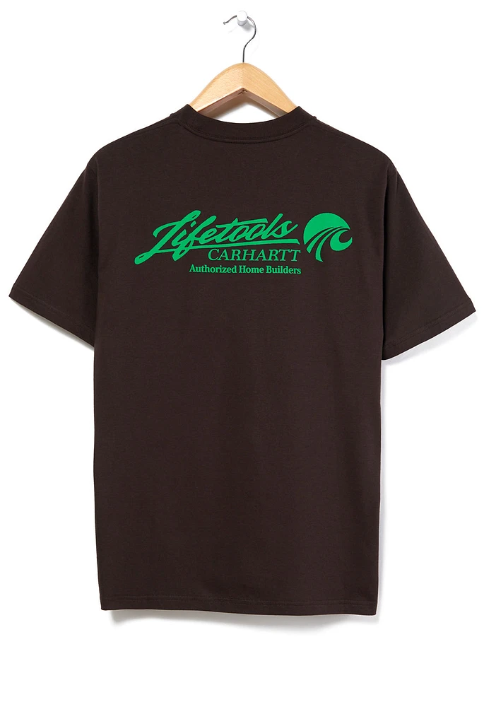 CARHARTT★S/S BUILDERS T-SHIRT★2色 Carhartt WIP Men's Home Builders T-Shirt - Dark Umber