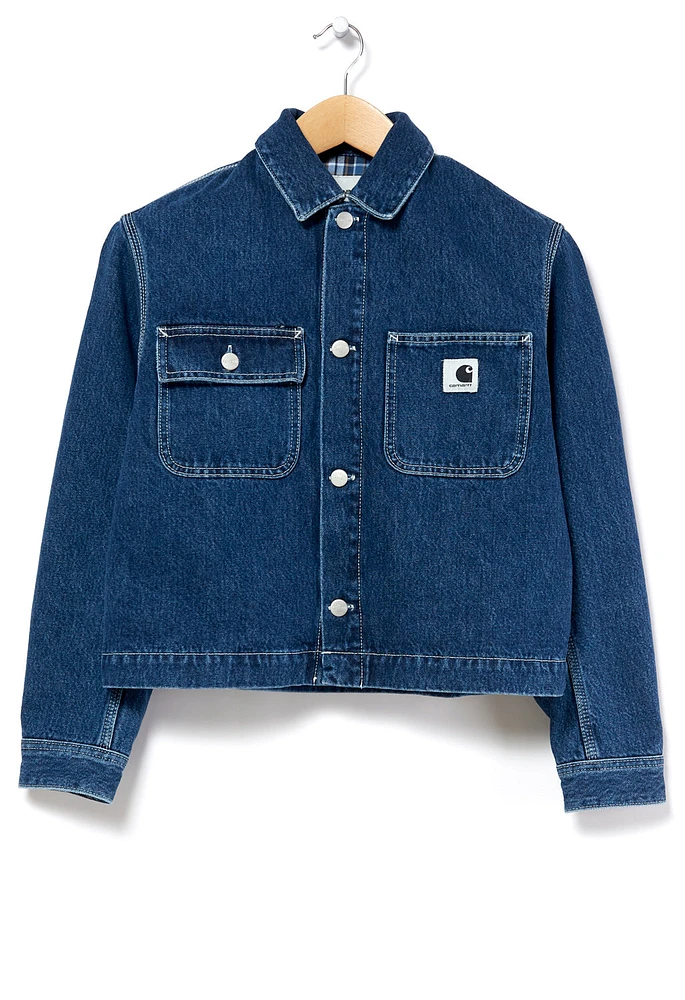 Carhartt WIP Women's Rider Shirt Jac - Blue | King's Cross
