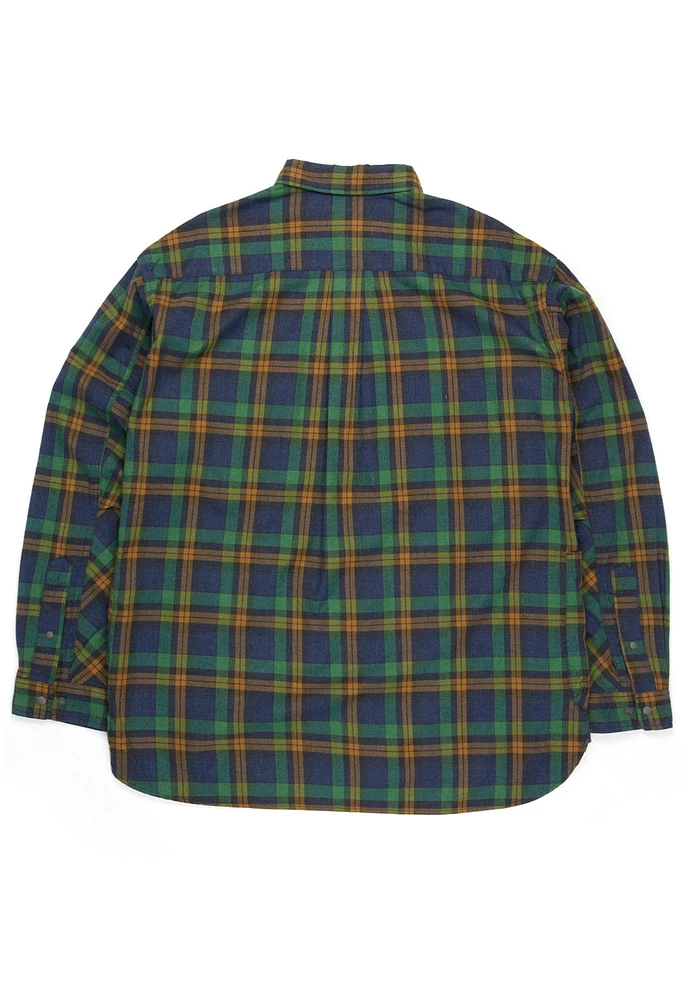 Nanga Men's Fade Plaid Camp Shirt - Yellow | King's Cross