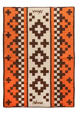 Nanga Tribal Folk Blanket - Red | King's Cross