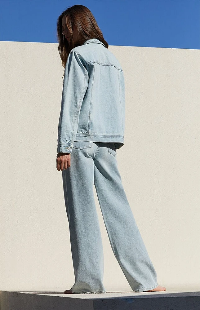 Pacsun trucker jacket top