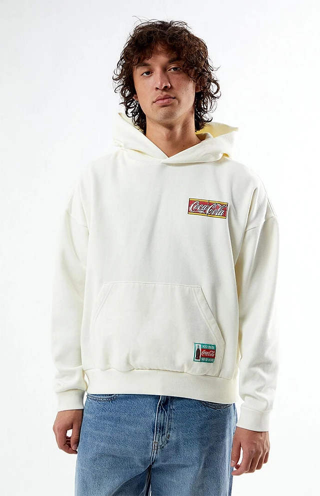 White coca cola hoodie best sale