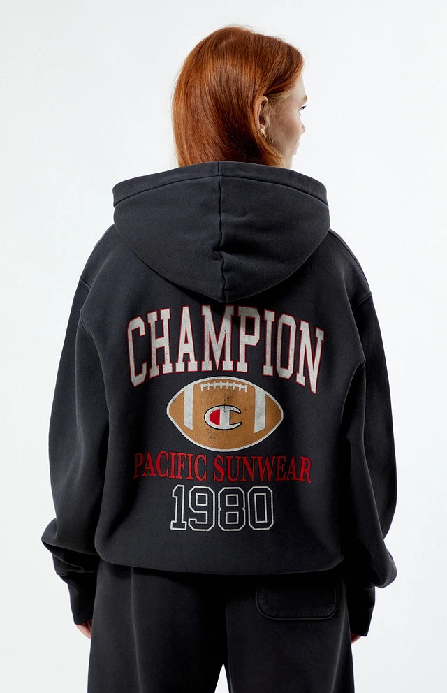 Red champion hoodie pacsun clearance