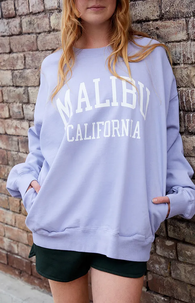 Malibu crew neck sweatshirt outlet