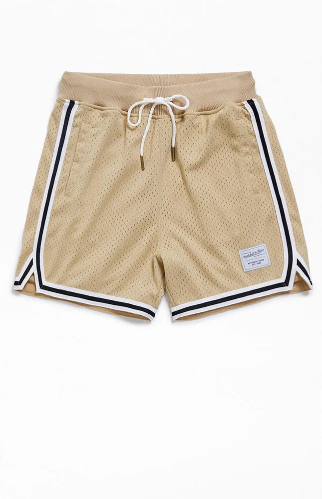Mitchell & Ness Khaki Mesh Game Day 2.0 Shorts | Foxvalley Mall