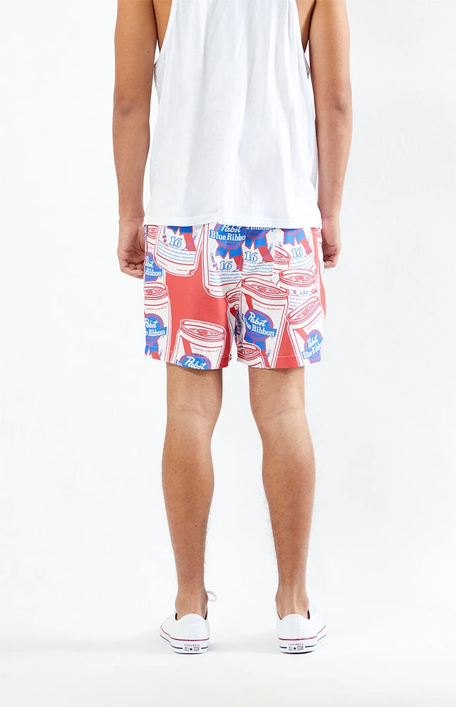 Pabst blue ribbon swim trunks discount