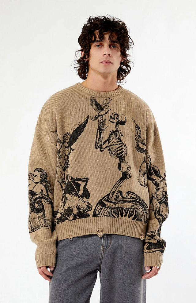 PacSun Prayers Up Cropped Sweater at CoolSprings Galleria in